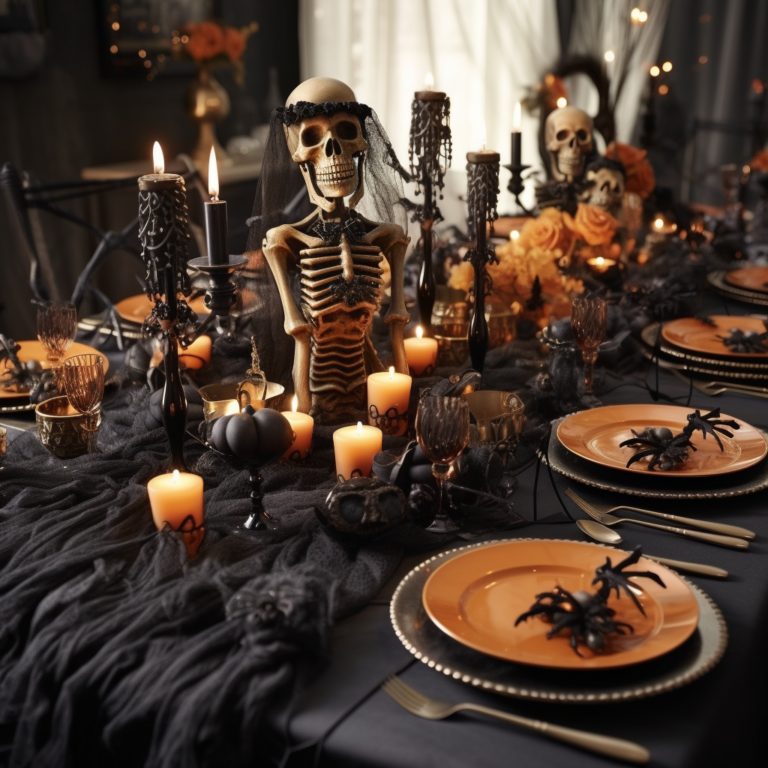 Charming and Chilling: Halloween Dining Table Decor for 2023